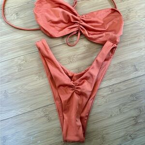 Orange Bikini Set